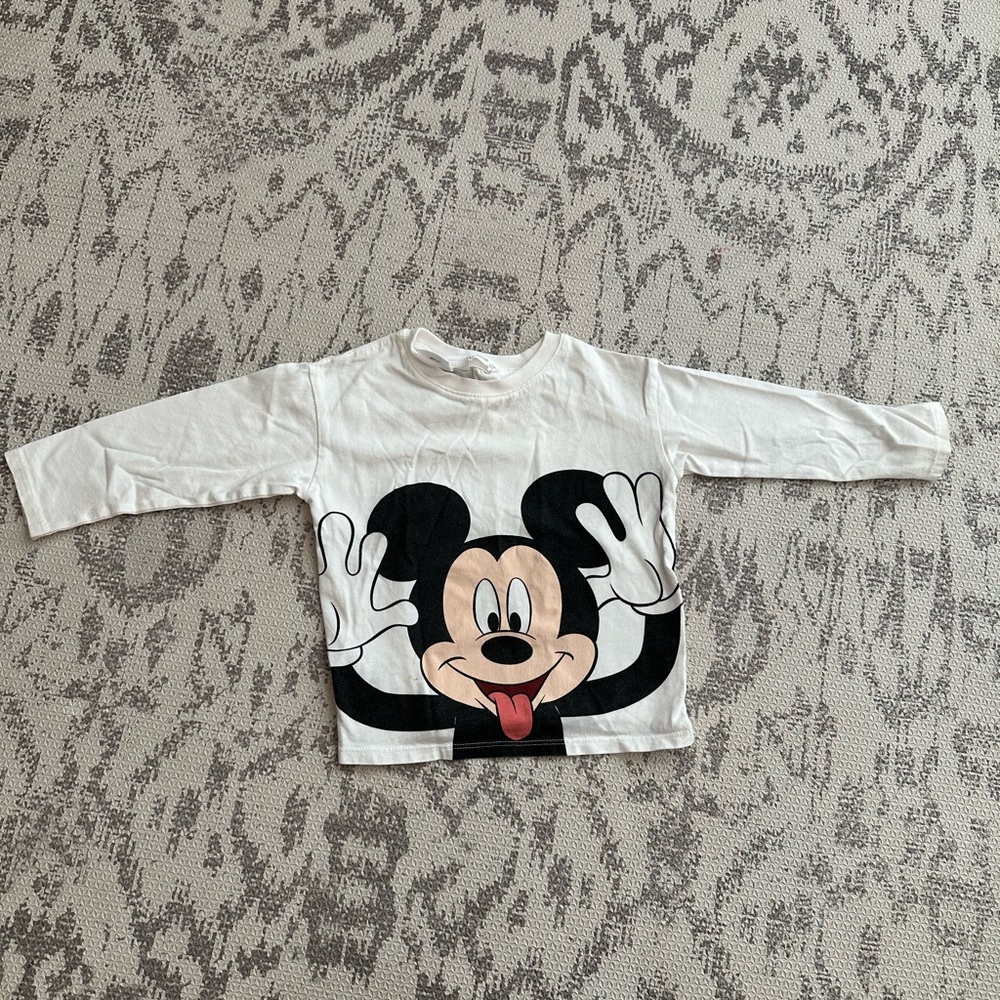 Mango Mickey Mouse shirt 12-18 months